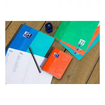 Oxford College Block European Book Touch A6 καρό 120 φύλλα 90 g/m² Optik Paper