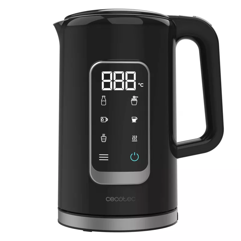 Cecotec ThermoSense 500 Touch Ηλεκτρικός βραστήρας, 1,7 L, 2200 W, Μαύρο