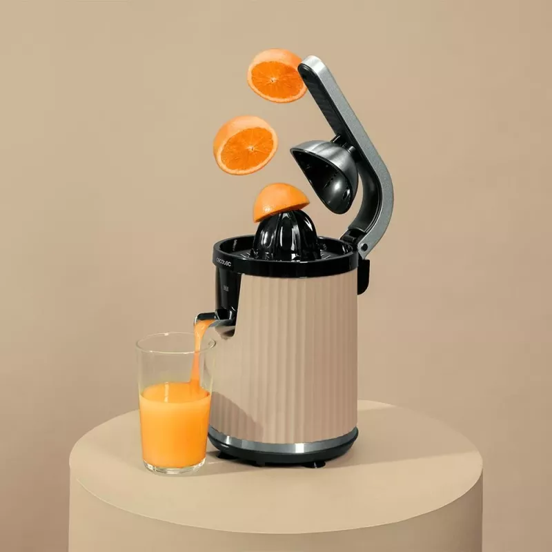 Cecotec Xqueeze RetroJuice 600 αποχυμωτής αργής περιστροφής 600W μπεζ
