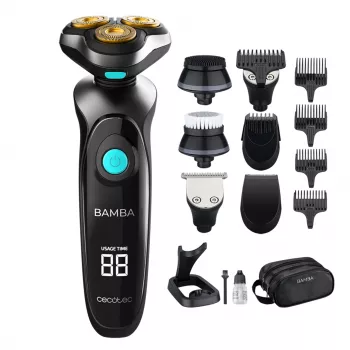 Cecotec Bamba PrecisionCare TwistGroom 10-in-1 πολυ-κουρευτική μηχανή, μαύρο