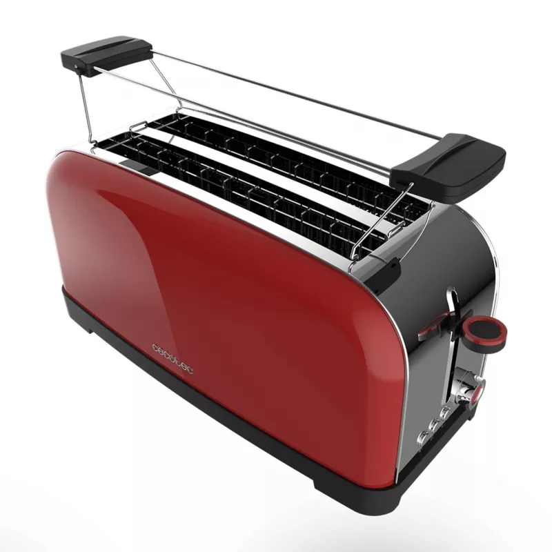 Cecotec Toastin' Time 1500 Red φρυγανιέρα 2 θέσεων 1500W