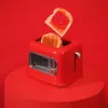 Cecotec RetroVision κόκκινο φρυγανιέρα 850W 2 υποδοχές