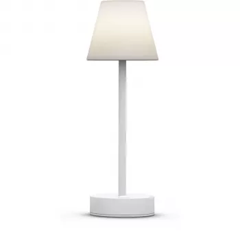 New Garden Lola Slim 30 Επαναφορτιζόμενο επιτραπέζιο φωτιστικό λευκό