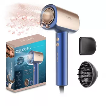 Cecotec DryGlam Nano Plasma Σεσουάρ Μαλλιών 2200W Μπλε