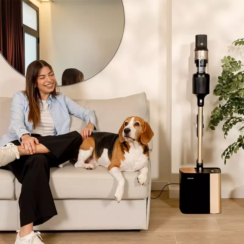 Cecotec Conga Rockstar 5500 Hurricane Station Pet Flex Σκούπα Μπαταρίας