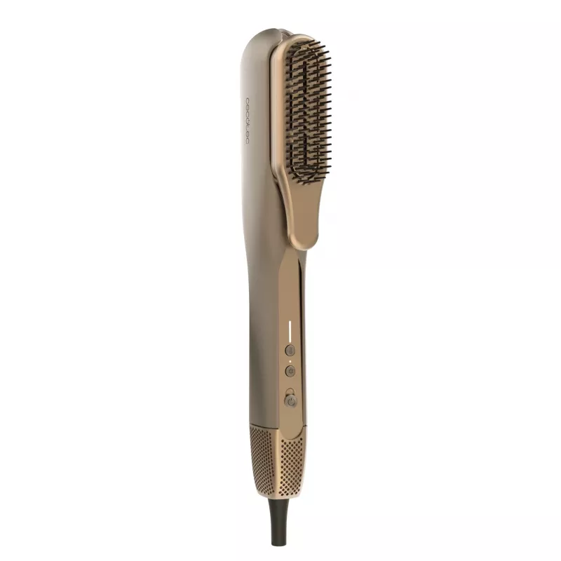 Cecotec AirLisse 2in1 ForceDry Duo Ίσια και στεγνωτήρας μαλλιών, Μαύρο/Ροζ χρυσό