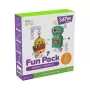 myFirst 3dPen Make Filaments Fun Pack Robot World - Δημιουργικό Σετ με 5 Πρότυπα, 17 PCL Νήματα (34 m), Μονάδα Αυτοκινήτου Pull-Back, Θερμοπλαστική Μεμβράνη