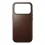 NOMAD Modern Leather Case για iPhone 17 Pro - Rustic Brown Δέρμα Horween με MagSafe