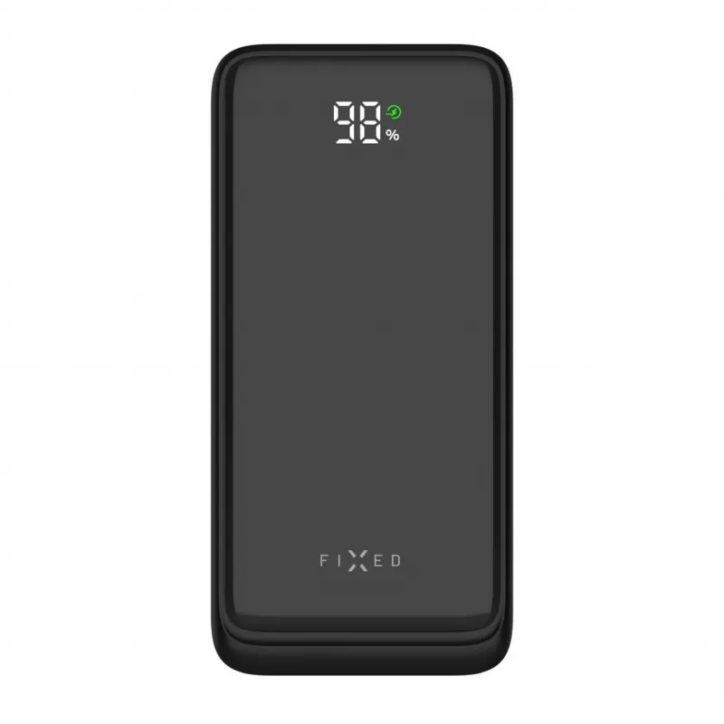 Fixed Zen2 20 powerbank, 20000 mAh, PD 20 W, οθόνη LCD, μαύρο