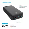 Fixed Zen2 20 powerbank, 20000 mAh, PD 20 W, οθόνη LCD, μαύρο