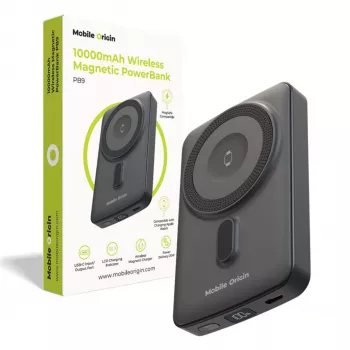 Mobile Origin Μαγνητικό PowerBank 10000mAh PB9 Μαύρο