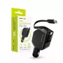 Mobile Origin 90W Φορτιστής Αυτοκινήτου CA22 USB-C+USB-A με 2x Καλώδια 60cm