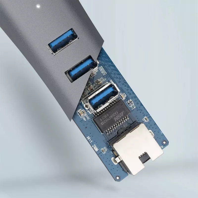 AXAGON HMA-GL3AP Multiport Hub USB 3.0 Type-A Gbit LAN 3x USB-A