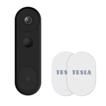 TESLA SecureQ DB5 Έξυπνο κουδούνι πόρτας με κάμερα 2K, Wi-Fi, αναγνώριση προσώπων και δεμάτων