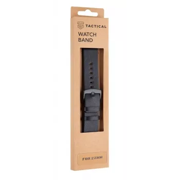 Tactical Δερμάτινο λουράκι 22mm Μαύρο