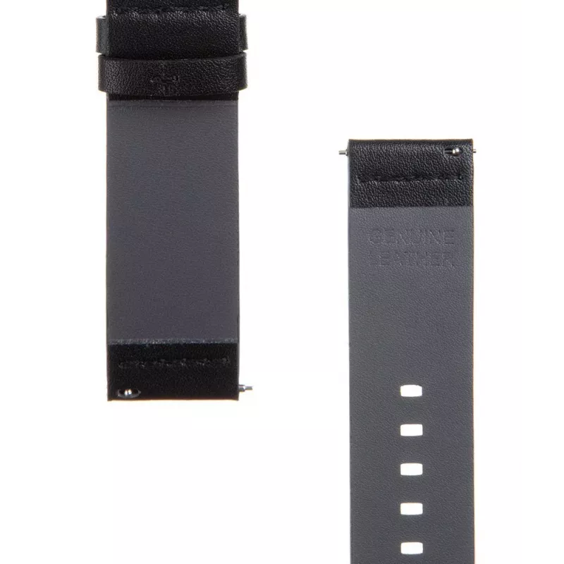 Tactical Δερμάτινο λουράκι 22mm Μαύρο
