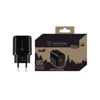 Tactical Base Plug Dual Μαύρος Φορτιστής αυτοκινήτου με 2 θύρες USB-A, 3,1 A, 15,5 W