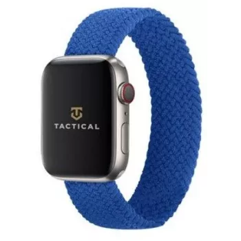 Tactical Πλεκτό λουράκι για Watch 1/2/3/4/5/6/7/SE 42/44/45mm Μέγεθος M Μπλε
