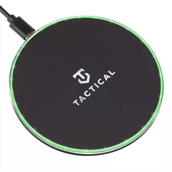 Tactical Base Plug Ασύρματος φορτιστής Qi Charging Pad 15W Μαύρο