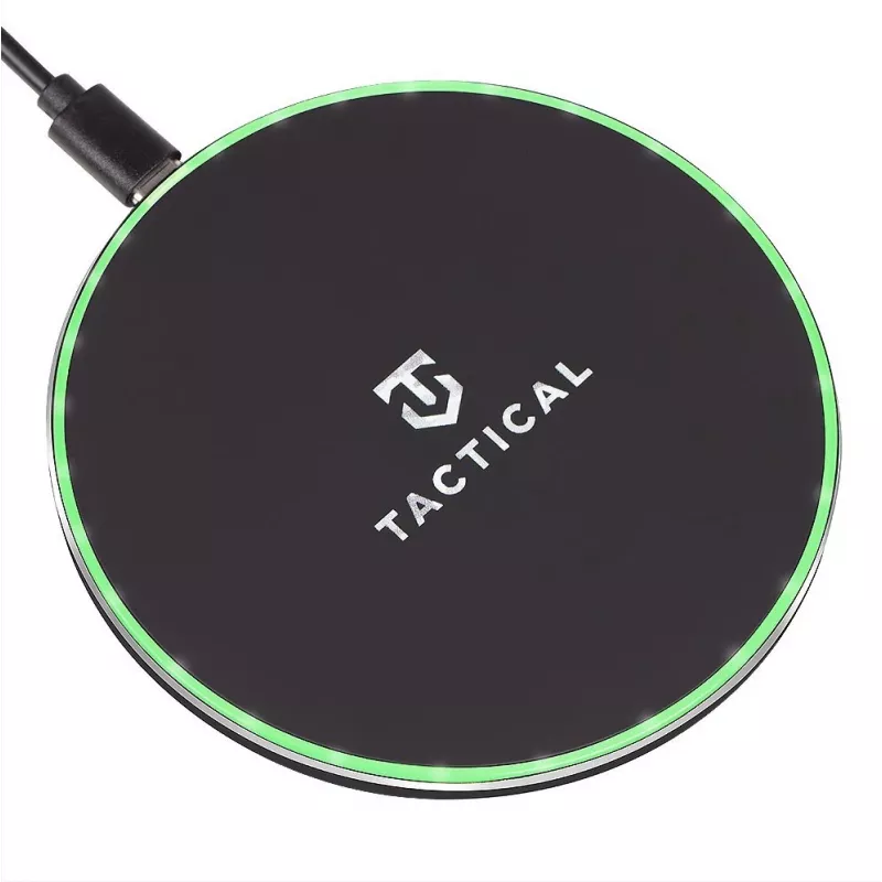 Tactical Base Plug Ασύρματος φορτιστής Qi Charging Pad 15W Μαύρο