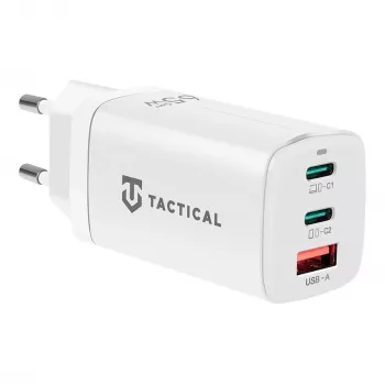 Tactical Adapter FlashBang GaN Λευκός Φορτιστής USB-C 65W