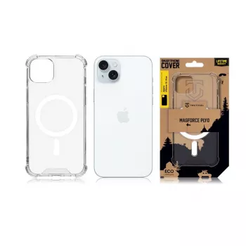 Tactical Back Cover MagForce Plyo για iPhone 15 Plus Διάφανο
