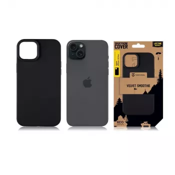 Tactical Θήκη Πλάτης Velvet Smoothie για iPhone 15 Plus - Asphalt