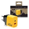 Tactical Microgrid GaN 45W Κίτρινος Φορτιστής Τοίχου με USB-C