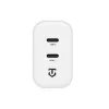 Tactical Base Plug Dual 40W Λευκός Φορτιστής Τοίχου GaN