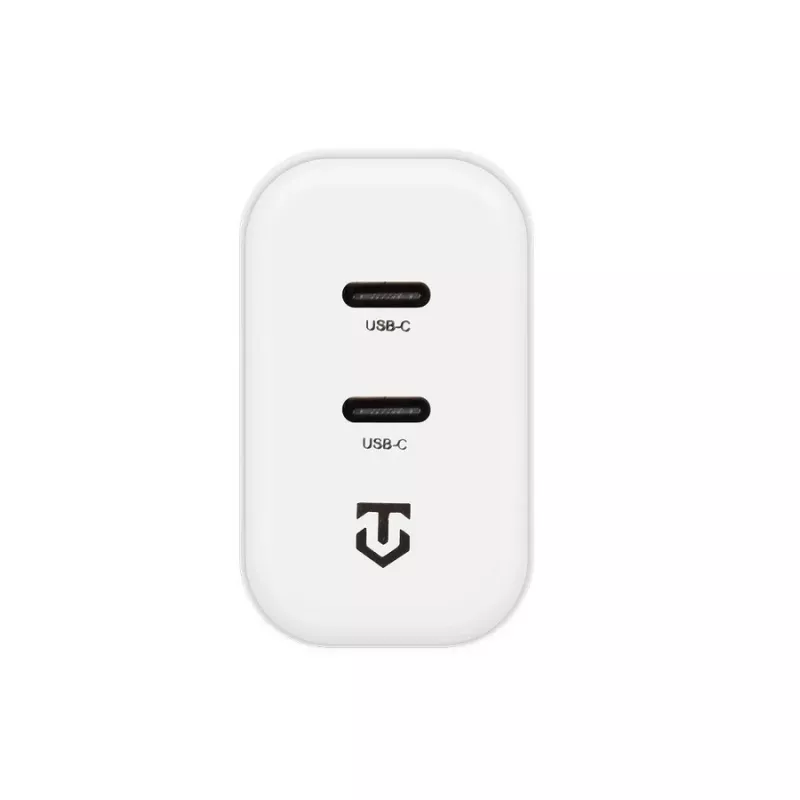 Tactical Base Plug Dual 40W Λευκός Φορτιστής Τοίχου GaN