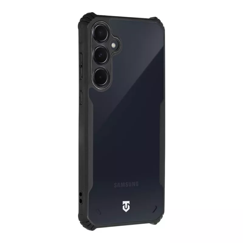 Τακτική θήκη πλάτης Quantum Stealth Galaxy A35 5G διαφανές/μαύρο