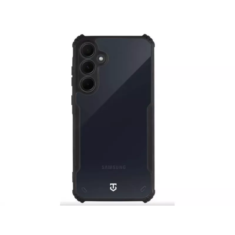 Τακτική θήκη πλάτης Quantum Stealth Galaxy A35 5G διαφανές/μαύρο