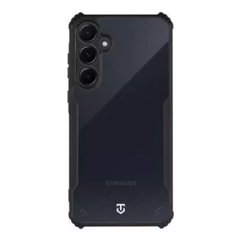 Τακτική θήκη πλάτης Quantum Stealth Galaxy A55 5G διαφανές/μαύρο