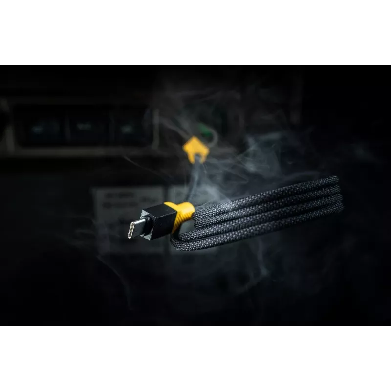 Tactical MagRope Καλώδιο USB-C σε USB-C 1.2m Μαύρο/Κίτρινο