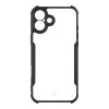 Tactical Back Cover Quantum Stealth iPhone 16 Plus Διάφανο/Μαύρο