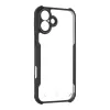 Tactical Back Cover Quantum Stealth iPhone 16 Plus Διάφανο/Μαύρο
