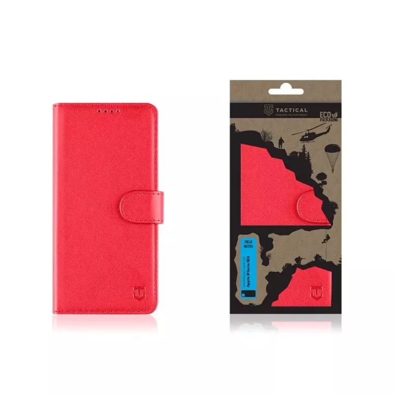 Tactical Book Cover Field Notes iPhone 16e/17e κόκκινο