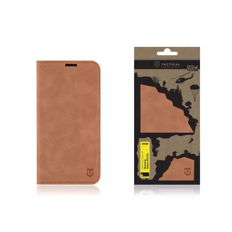 Tactical Book Cover Xproof για Samsung Galaxy A36 5G, Mud Brown