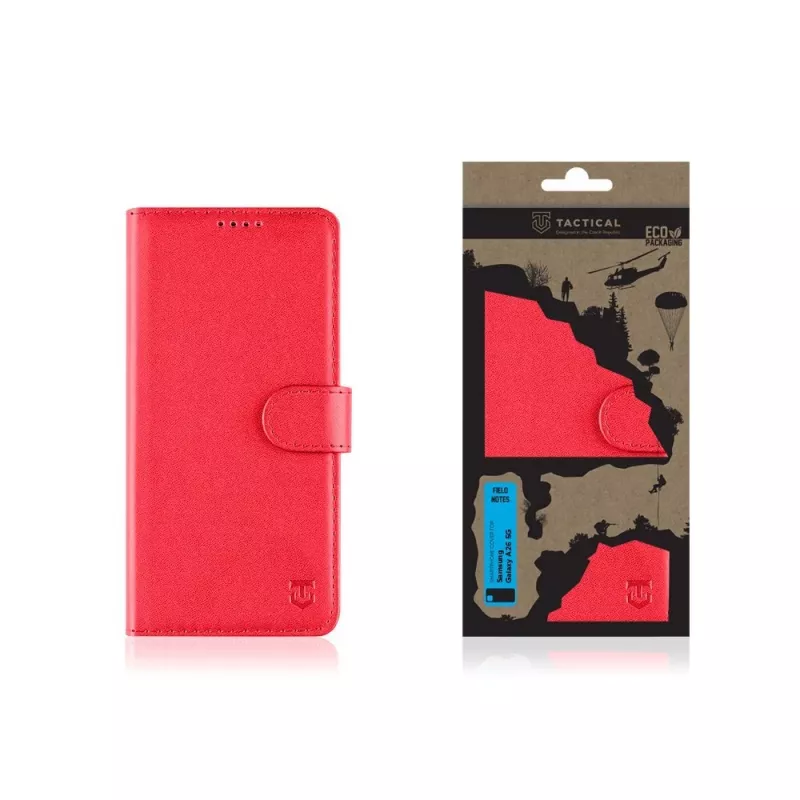 Tactical Book Cover Field Notes για Samsung Galaxy A26 5G Κόκκινο