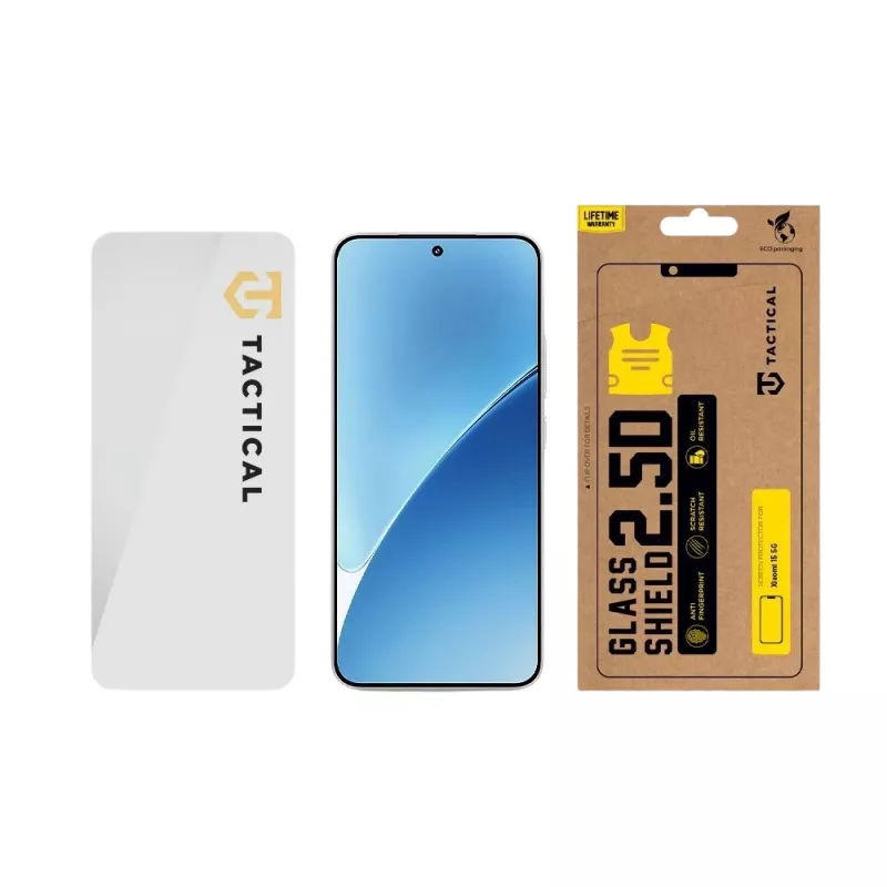 Tactical Glass Shield 2.5D για Xiaomi 15 5G Clear