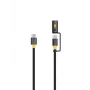 Tactical Stinger Cable USB-C/USB-C Μαύρο