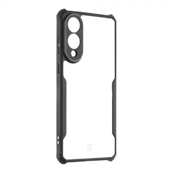 Tactical Back Cover Quantum Stealth Galaxy S25 Edge Clear/Μαύρο