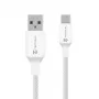 Tactical Stitch Thread Cable USB-A/USB-C Λευκό