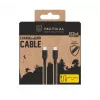 Tactical Stitch Thread Cable USB-C/USB-C Μαύρο 1m 100W
