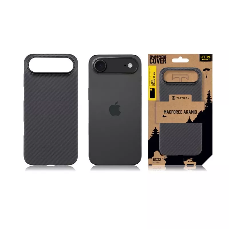 Tactical Back Cover MagForce Aramid για iPhone Air Μαύρο