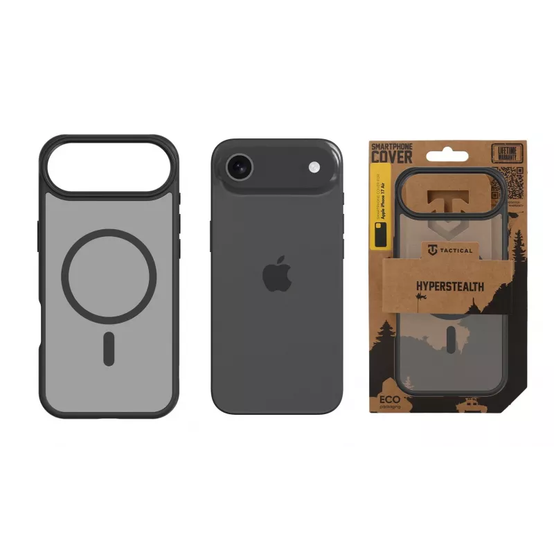 Tactical Back Cover MagForce Hyperstealth για iPhone Air, Asphalt Black