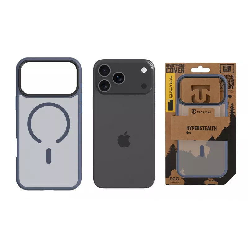 Tactical Back Cover MagForce Hyperstealth για iPhone 17 Pro Max, βαθύ μπλε