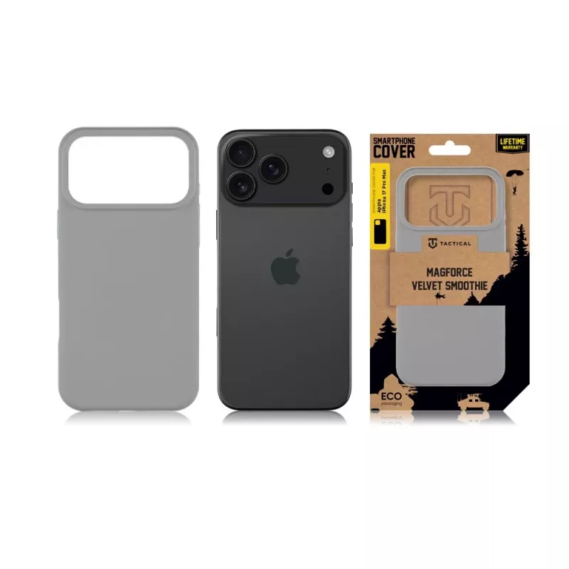 Tactical MagForce Velvet Smoothie θήκη πλάτης iPhone 17 Pro Max Foggy