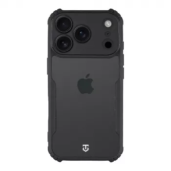 Tactical Quantum Stealth θήκη πλάτης iPhone 17 Pro διάφανη/μαύρη