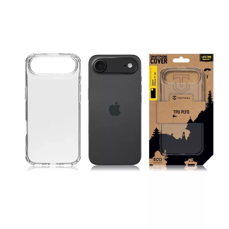 Tactical TPU Plyo θήκη πλάτης για iPhone Air διάφανη